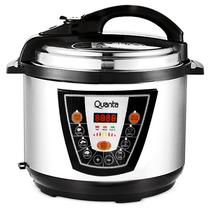 Panela de Pressao Eletrica Quanta QTPE200 / 900W / 5 Litros / 127V ~ 60HZ - Prata/ Preto