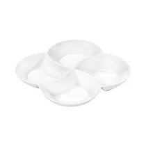Recipiente para Aperitivo Wlmax WL-992649/A 22 CM Blanco