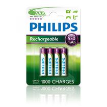 Pilha Recargable Philips AA R6B4RTU25/97 PACK-4 (25000MAH)