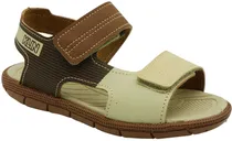 Sandália Klin Tic Tac Casual 171 - Whisky