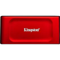 SSD Portatil Kingston XS1000 2 TB USB-C (SXS1000R/2000G) - Vermelho