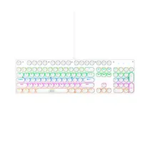 Teclado Gamer Xo KB-07 RGB Suspenso Mecânico USB - Branco