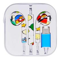 Apple Earpods USB-C para iPhone 15 - Branco (Replica) (Angry Bird)