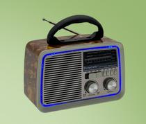 Radio Portatil Ecopower EP-F121B AM/FM/USB Brown