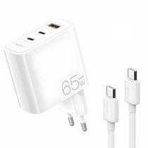 Carregador de Parede Oraimo OCW-E103T+C55 Kit USB-A/2 USB-C (1.5 Metros) 65W - White