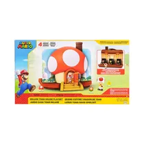 Kit de Juego Jakks Pacific Super Mario Deluxe Toad House Playset 41367
