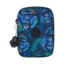 Estuche Kipling 100 Pens Blue Monkey Fun