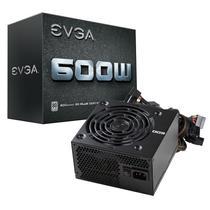 Fonte de Alimentacao EVGA W1 600W ATX / Nao Modular / 80 Plus White - 100-W1-0600-K1