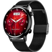 Relogio Smartwatch + Fone de Ouvido Sem Fio G-Tide Lady Time Romance - Preto