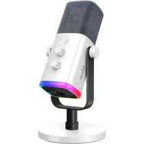 Microfone Fifine AM8 RGB/USB-C/XLR - White