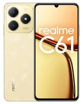 Celular Realme C61 RMX3930 128GB / 4GB Ram / Dual Sim / Tela 6.74 / NFC / Cam 50MP - Gold