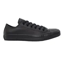 Calzado Converse Chuck Taylor Ox Monochrome Cuero Negro N50 Cod:CT08260002