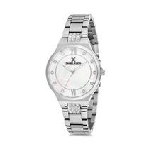 Relogio Analogico Feminino Daniel Klein Premium DK12069-1 - Prata