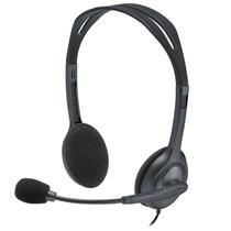 Headset Logitech H111 Stereo 981-000612 - Preto