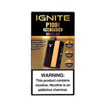 Pod Descartavel Ignite P100 Kit Gold - Green Apple