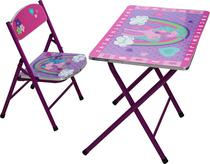 Mesa com Cadeira Infantil 1419747 Student Desk And Chair 71X61X7CM - Unicornio