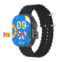 Relogio Inteligente Smartwatch BW10 Pro 4G Lte Phonewatch / 49MM / Sim Card / Wifi / Bluetooth 5.0 / Camera 2MP / Chamada de Video - Audio / Whatsapp - Preto