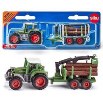 Tractor With Forestry Trailer