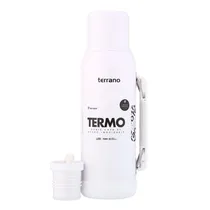 Garrafa Térmica Terrano Premium - 1L - com Alça Móvel - Branco