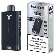 Vaper Descartavel Ignite V150 5% Nicotina 15000 Puffs - Peppermint Cream