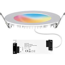 Lampada Inteligente de Teto Moes Zigbee ZB-TDD6-RCW-4 RGB - Branco