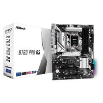 Placa Mae Asrock B760 Pro RS 4XDDR5 Socket LGA1700 Chipset Intel B760 Micro Micro ATX