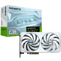 Placa de Vídeo Gigabyte RTX5060TI Eagle Oc Ice, 16GB GDDR7 2617MHZ 128BIT, DP, HDMI, GV-N506TEAGLEOC, Branco