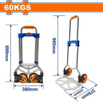 Wadfow Carrito de Carga Plegable WWB9A06 60KG