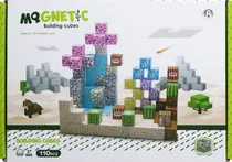 Cubos Magnéticos de Construção Magnetic Chuang Huang - CH1330 (110 Pçs)