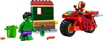 Lego Marvel Iro Man With Bike And The Hulk - 76287 (68 PCS)