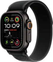 Apple Watch Ultra 2 GPS+Cellular 49MM Caixa Titânio Black Pulseira (M/L) Trail Loop Black