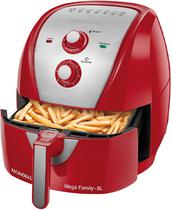 Fritadeira Eletrica Mondial Air Fryer Mega Family AFN-80RI 1900W 220V 8L - Red