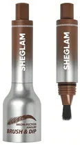 Lápis de Sobrancelha Sheglam Brow Fection Angled Brush & Dip Auburn - 1.2ML