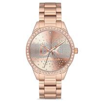 Relogio Analogico Feminino Daniel Klein DK.1.12697-2 Premium Ladies / Pulseira de Aco Inoxidavel - Rose Gold