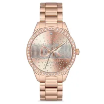 Relógio Analógico Feminino Daniel Klein DK.1.12697-2 Premium Ladies / Pulseira de Aço Inoxidável - Rose Gold