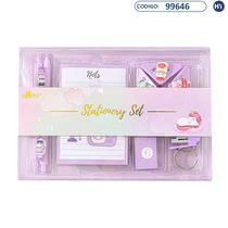 Kit Escritorio Stationery Set - 5 Em 1 - Purple - F0438