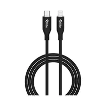 Cable 4LIFE FL30CLSB2 USB-C A Lightning 2M Negro