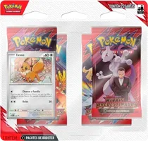 Cartas Pokémon EV10 Rivais Predestinados Eevee - 100 - 10522 (19 Cartas)