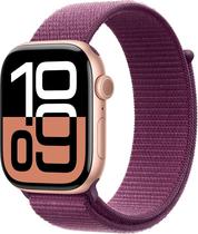 Apple Watch S10 46MM MWWV3AM GPS Plum Sport Loop Rose Gold A2999