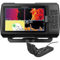 Sonar para Pesca Garmin Striker Vivid 7SV 010-02553-01 com Tela de 7.0" com GPS + Transdutor GT52HW-TM - Preto