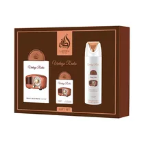 Kit Lattafa Pride Vintage Radio Edp 100ML + Deo 200ML + 20ML