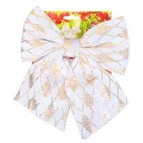 Laço Natal Branco 20X22CM