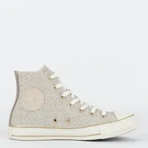 Calzado Converse Hi Pretty Patina Oro Claro