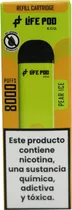 Vape Descartável Life Pod - Pear Ice - 8000 Puffs