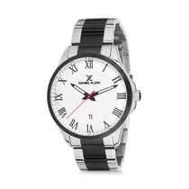 Relógio Analógico Masculino Daniel Klein Premium DK12135-6 - Prata e Preto