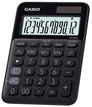 Calculadora Casio MS-20UC (12 Dígitos) - Preto