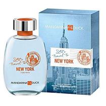 Perfume Masculino Mandarina Duck Lets Travel New York Edt 100ML