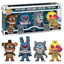 Funko Pop Five Nigths Twisted 4PACK *Ex* 82507