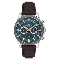 Relogio Analógico Masculino Daniel Klein DK.1.14006-5 Exclusive Gent / Pulseira de Couro - Marrom/Preto/Verde