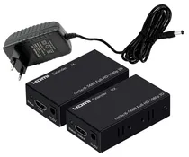 HDMI Extender Over Single CAT5E/CAT6 60M HLD - Bivolts Preto
